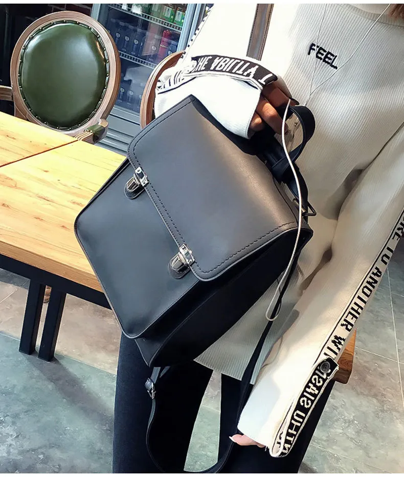 Модный женский рюкзак, женские рюкзаки из искусственной кожи, школьная сумка для девочек, высокое качество, винтажные сумки на плечо на молнии, дорожная сумка XA623H