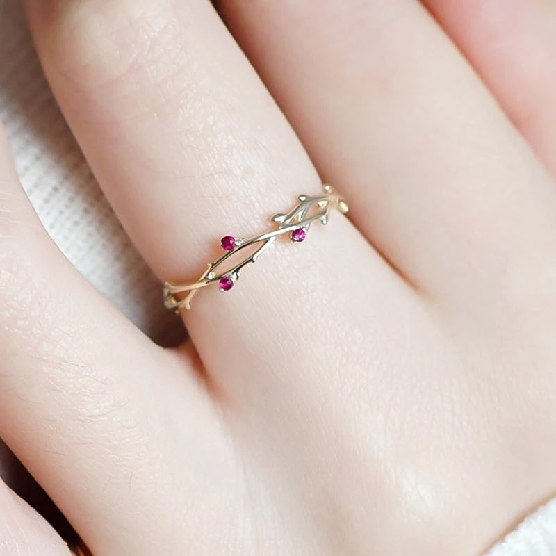 flower vine ring