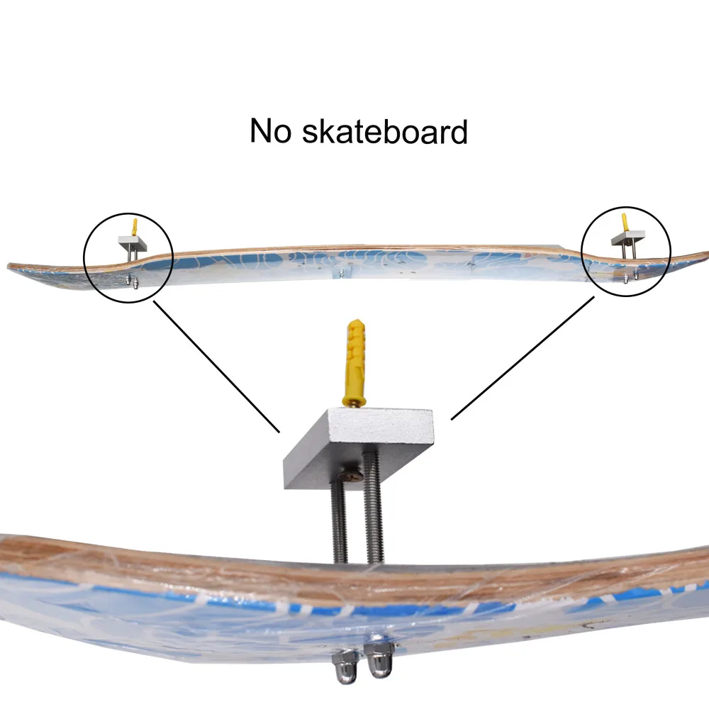 Скейтборд плавающая палуба дисплей настенное крепление настенный держатель стеллаж для хранения-10/PK-Нет доска