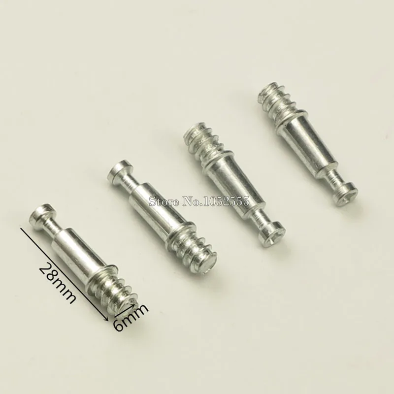 

100Sets 2 In 1 Furniture Connecting Fittings Cam Lock Connector Eccentric Wheel + Self-tapping Iron Rod Furniture Hardware E297