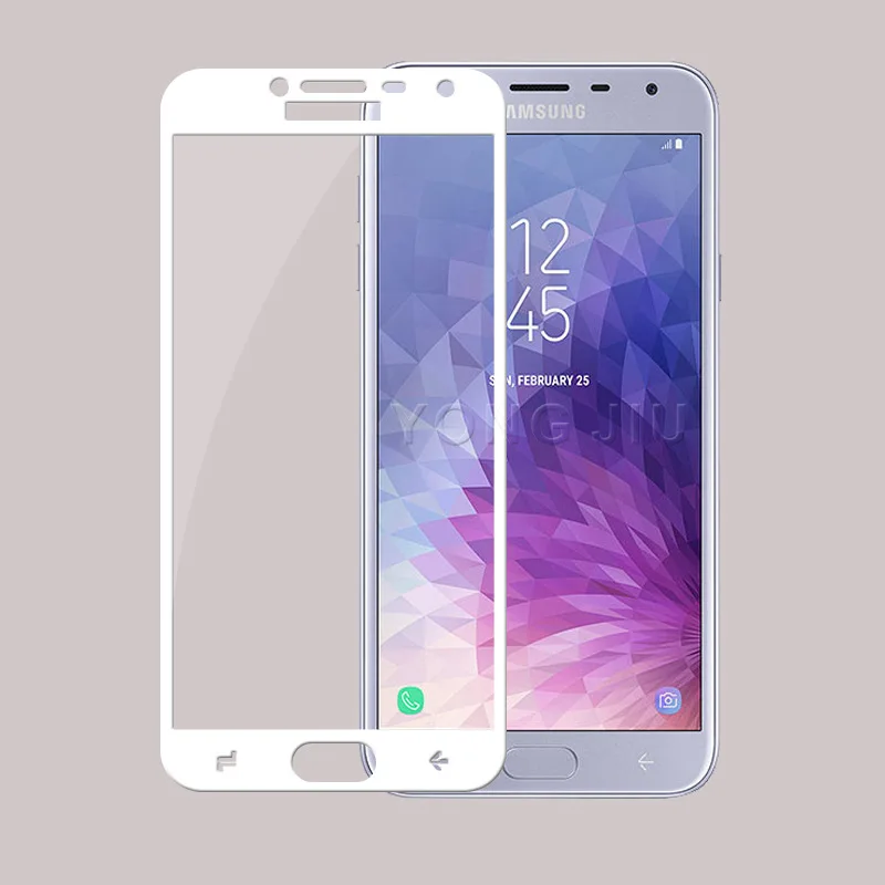 Для Samsung Galaxy J4 2018 полное покрытие 3D защита экрана 9H защитная пленка из закаленного