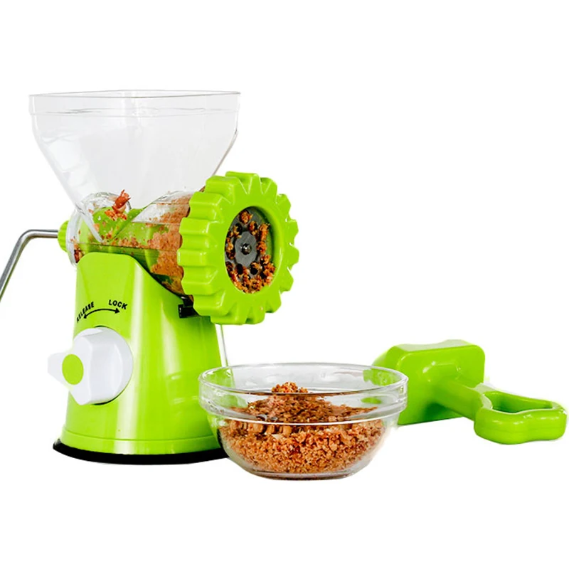  XEJONR Meat Grinders Multifunction Manual Meat Grinder Sausage Stuffer Household Beef Sausage Pasta - 32859278082