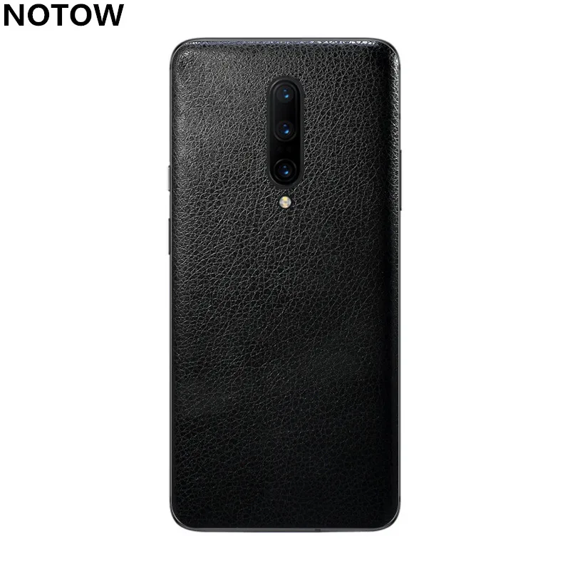 

NOTOW Fashion leather PVC Sticker Wrap Skin Mobile Back Paste Protective Film case For oneplus 7/7pro/6/6T