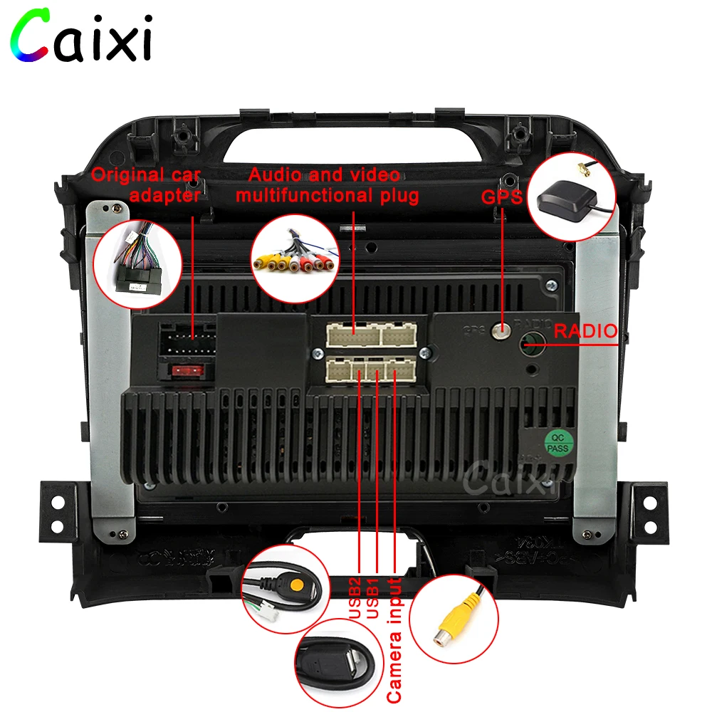 CaiXi автомобильный Радио мультимедийный dvd-плеер GpS навигация для KIA Sportage 2011 2012 2013 автомобильный Android 8,1 2din видео плеер