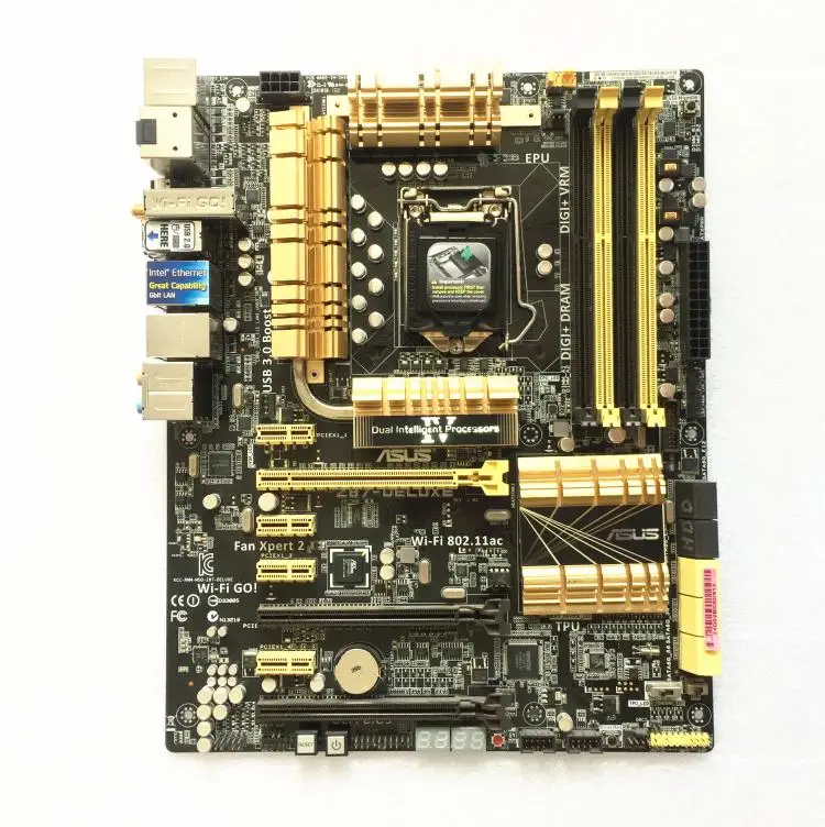 

Original Z87-DELUXE Desktop Motherboard Z87 Socket LGA 1150 i7 i5 i3 DDR3 32G SATA3 USB3.0 ATXmotherboard used 90%new