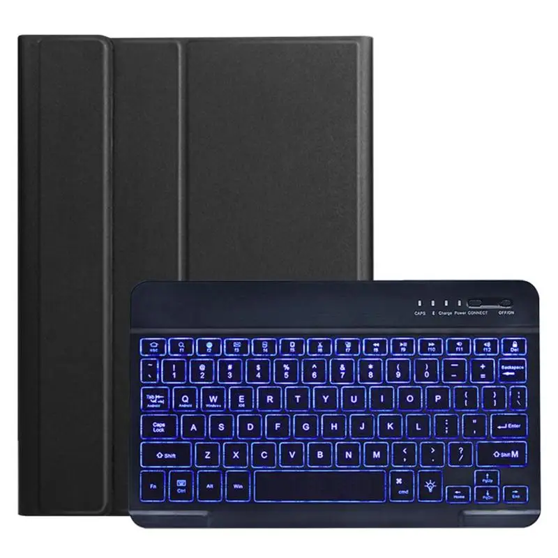 For Samsung Galaxy Tab A 10.1 T510 T515 S5e SM-T720 tablet Aluminum Alloy Bluetooth Magnetic Backlight Keyboard Smart Case Cover