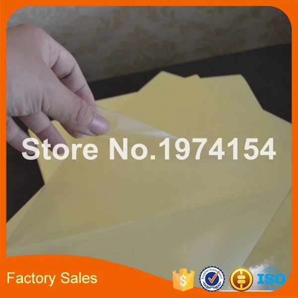 computer printable transparent plastic sheets