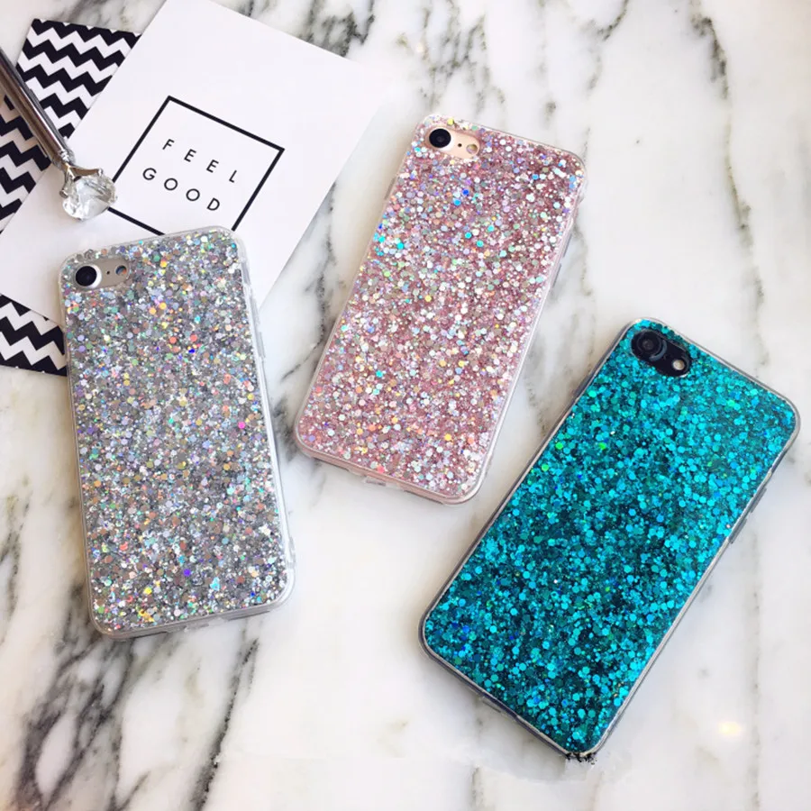 LANCASE блестящий чехол для iphone X XS XR MAX Блестящий Мягкий из ТПУ 6 6s 7 8 Plus корпус |