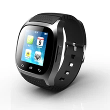 Smart watch sport bluetooth smartwatch mit led-anzeige musik-player schrittzähler für apple ios android smartphone