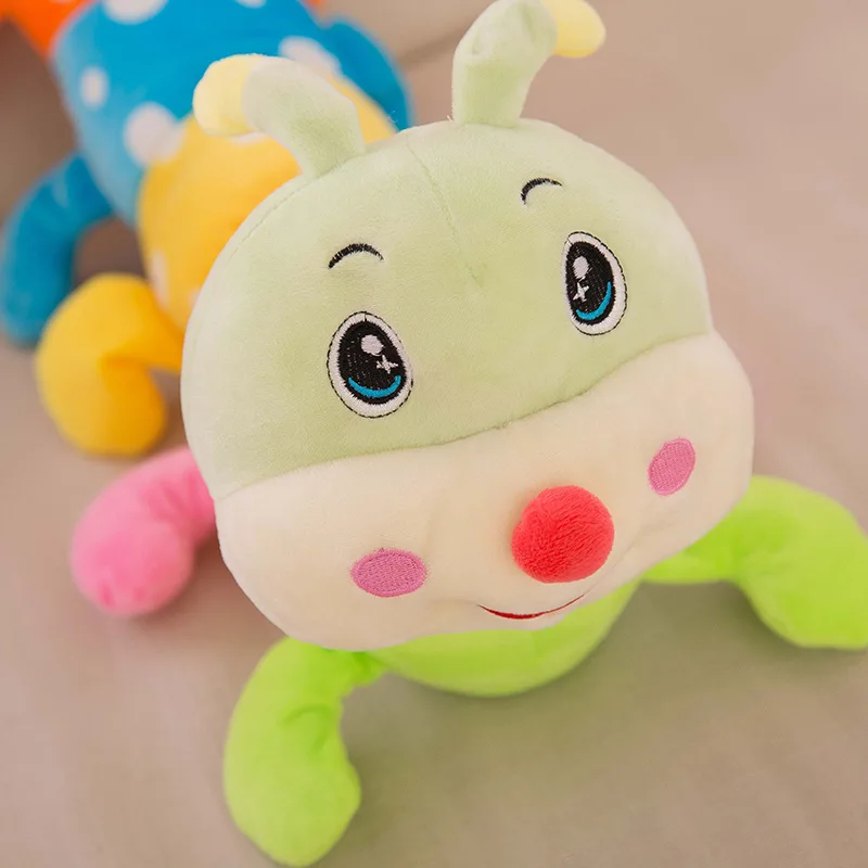 Милый Мягкий Мультфильм Плюшевая Кукла красочные гусеница игрушки Детские