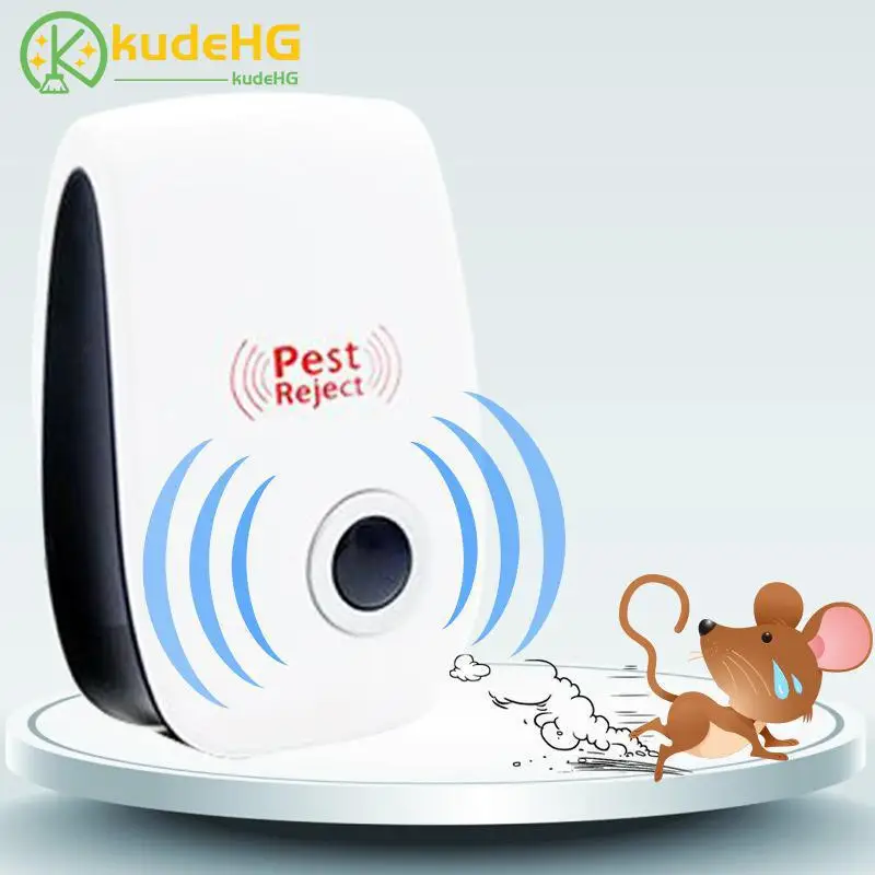 

Electronic Pest Ultrasonic Enhanced Version Anti Mosquito Insect Mouse Pest Repellent Repeller US Plug