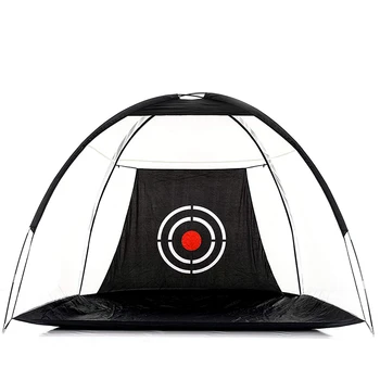 

Golf Training Aids Indoor Outdoor Foldable Golf Hitting Cage Garden Grassland Oxford Cloth Practice Net 200x100x140cm