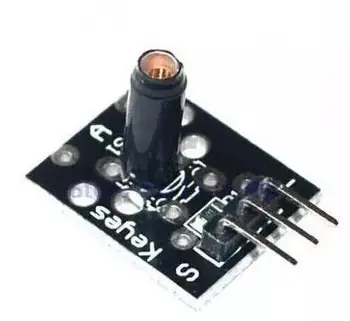 

Free shipping 100PCS KY-002 3pin SW-18015P Shock Vibration Switch Sensor Module for DIY Starter Kit