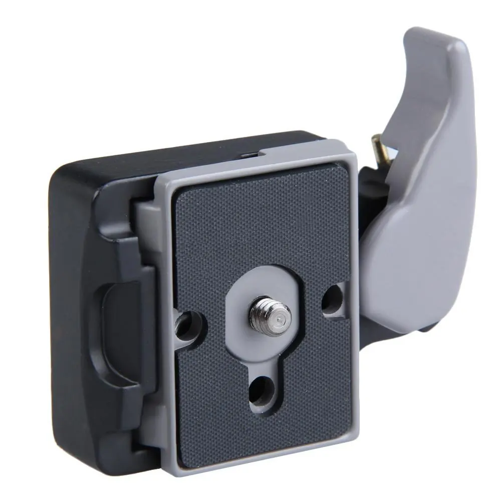 Black Aluminium Tripod Quick Release Camera Plate Adapter Mount For Manfrotto BM
