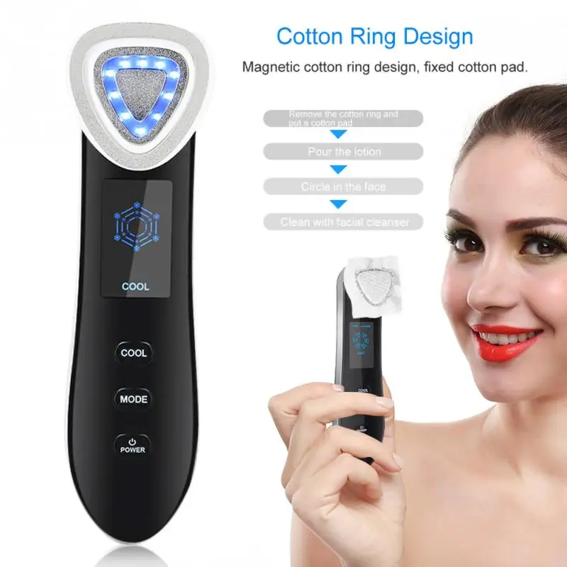 

RF Radio Frequency Multi-functional EMS Beauty Machine Cold Compress for Skin Rejuvenation