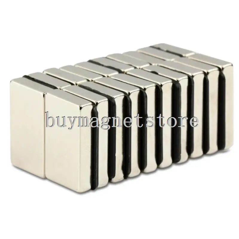 

20pcs N35 Bulk Super Strong Strip Block Magnets Rare Earth Neodymium 25 x 15 x 5 mm ndfeb Neodymium ma