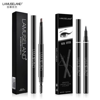 

LAMUSELAND Makeup Set Eyebrow Pencil+Eyeliner # LAES01