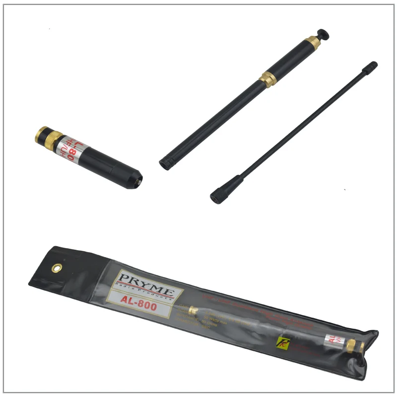 

PRYME AL-800 BNC Telescopic VHF/UHF Dual Band High Gain Extendable Antenna for PRYME Kenwood TYT HYT ICOM YAESU AL800