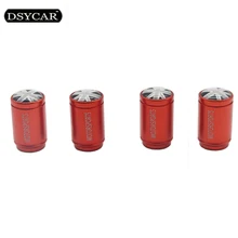 DSYCAR 4Pcs/Lot Universal UK flag Car Moto Wheel Tire Valve Cap covers car styling For bmw mini ford fiat toyota honda VW skoda