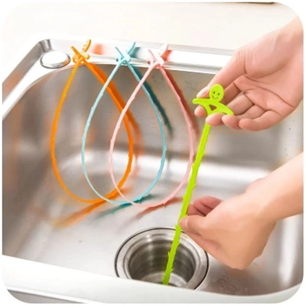 

Sink Cleaning Tools Pipeline Dredge Sink Clogged Hair Cleaner Hook Hose Pipe Sewer Cleaner Kitchen Bathroom Tube Clean Tools