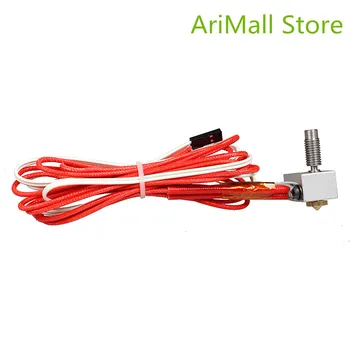 

3D Printer Parts hotend+throat+nozzle+Thermistor+heater tube V6 Hotend Kit 0.4/1.75MM J-head Remote extruder