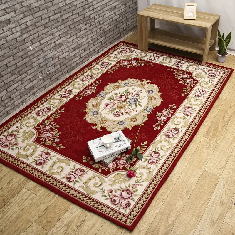 

bIgmUm Rectangle Rugs Home Carpet Living Room Area Decor Soft Door Carpets embroider Bedroom Floor Rugs Slip Resistant Mats
