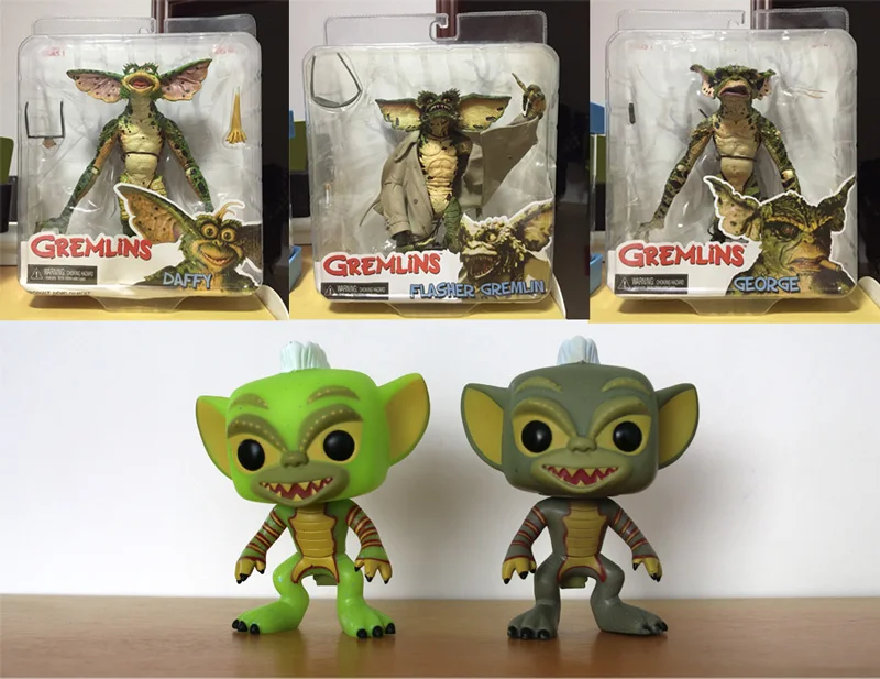 Фигурки героев фильма NECA Gremlins Daffy Flasher Gremlin George виниловые куклы 06 #