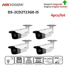 Original Hikvision CCTV Camera 2MP IR Fixed Bullet Network Camera DS-2CD2T23G0-I5 replace DS-2CD2042WD-I H.265 IP Camera 