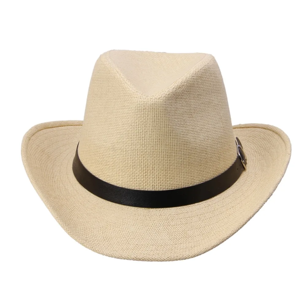 Мужская соломенная шляпа LNPBD 6 цветов летняя в ковбойском стиле 2019|straw hat|straw hat
