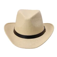 LNPBD Kimisohand New Hot Fashion 6 Colors Summer Men Straw Hat Cowboy Hat Men s Fashion