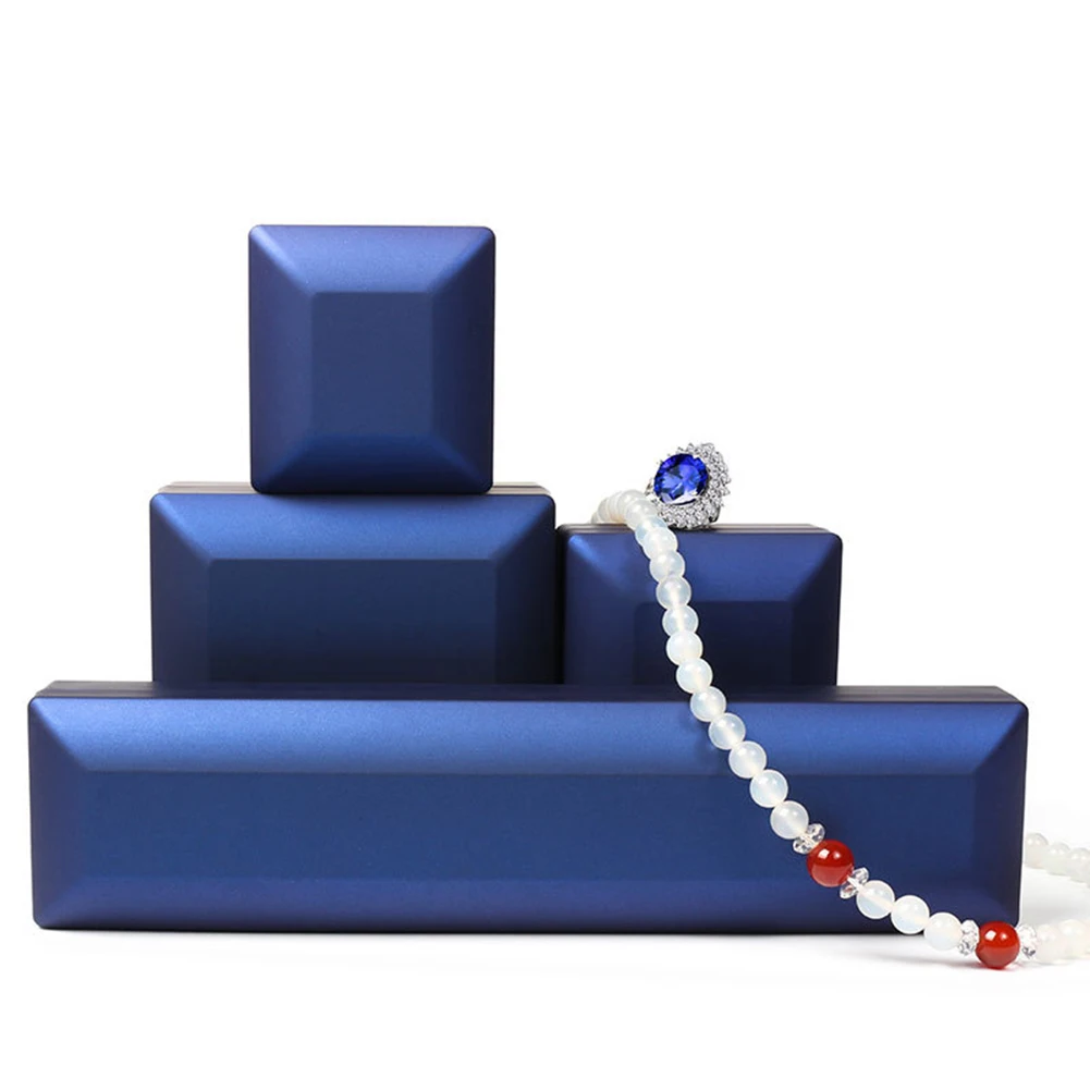 Модный светодиодный светящийся футляр для хранения ожерелья сережек кольца