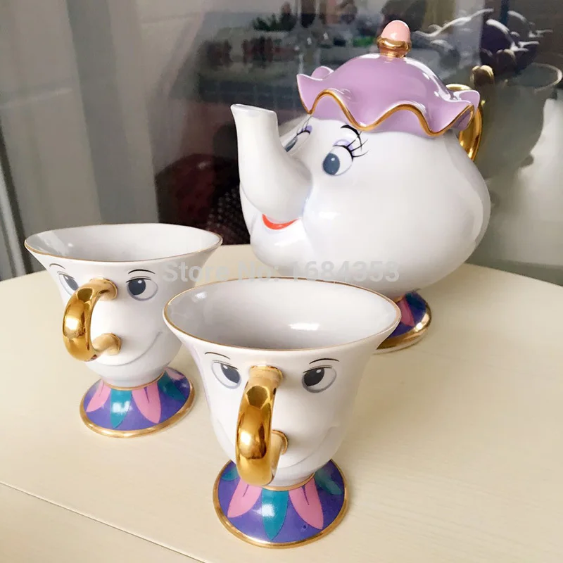 Красота и чудовище Mrs potts' сына: чип только кружка Чай Кофе чашка прекрасный день рождения милый подарок limited edition быстро POST Одна деталь