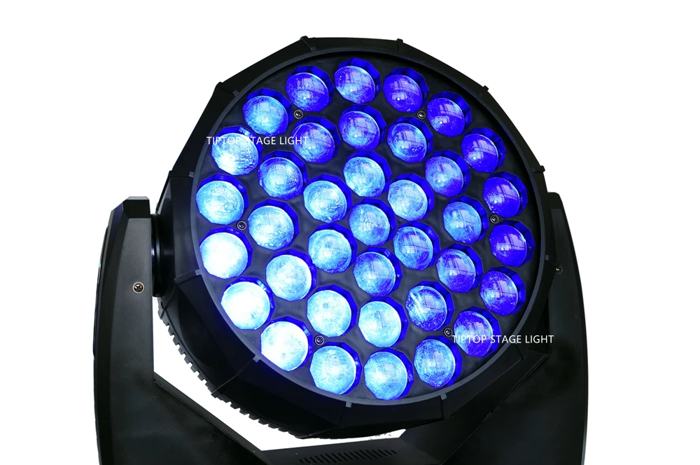 Tiptop сценический прожектор 37x15 Вт Osram Led Zoom Moving Head Light RDM Функция Поддержка RGBW 4в1 цвет 4-60 градусов Zoom TP-L3715