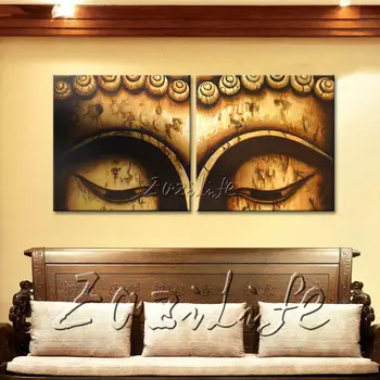 

Painting of Buda Buddha Zen Buddha on Canvas,Hand Painted Modern Contemporary Painting ,wall pictures for living room ,art wall