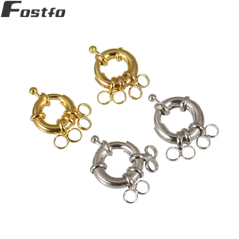 

10pcs/lot Rhodium/Gold Color Jewelry Clasps Metal Copper Clasps For Necklace Bracelet Connector Diy Jewelry Making Accessories