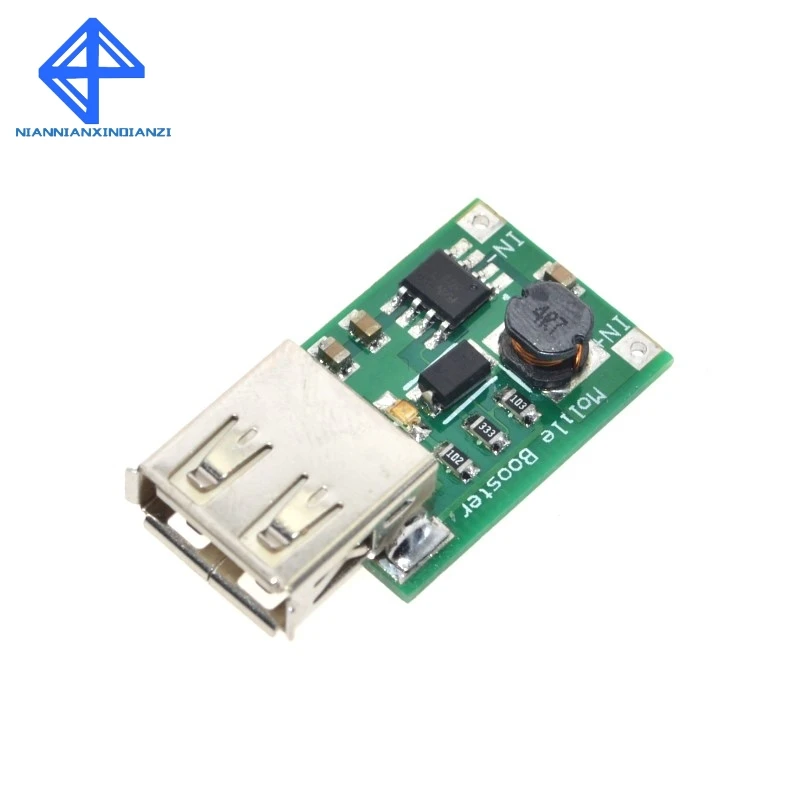 5 шт./лот DC 3В до 5В USB выход зарядное устройство Повышающий Модуль питания мини