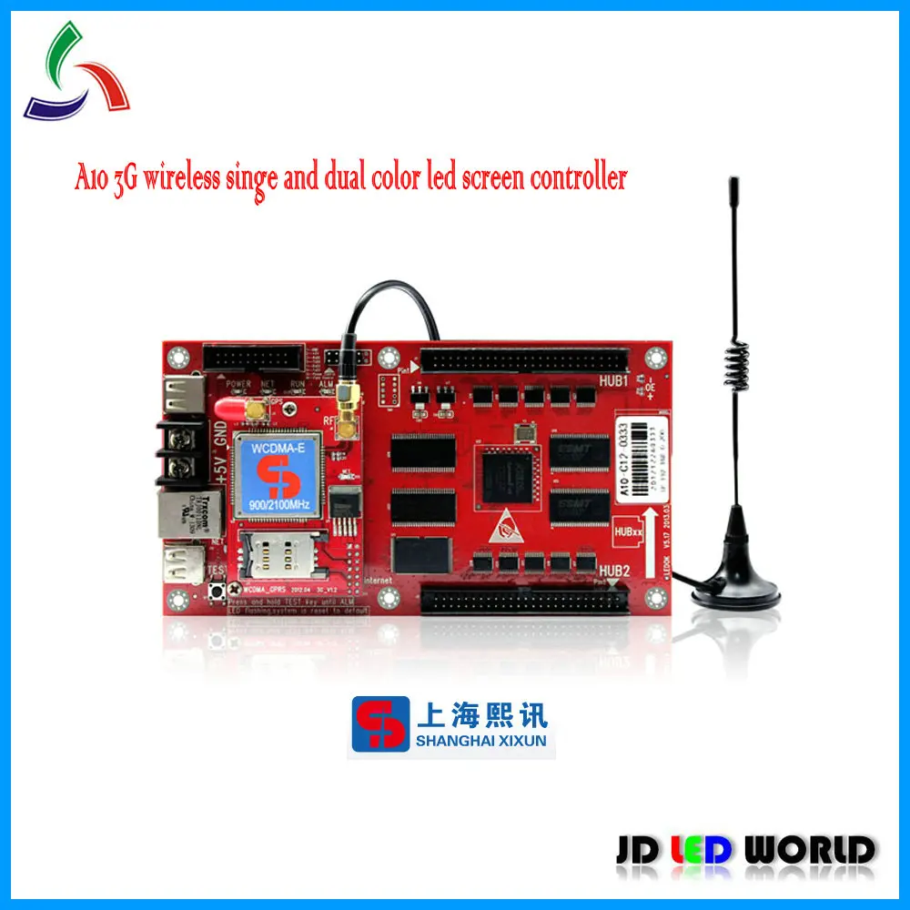 XIXUN A10 Одноцветный и двухцветный 3G беспроводной светодиодный контроллер экрана|led