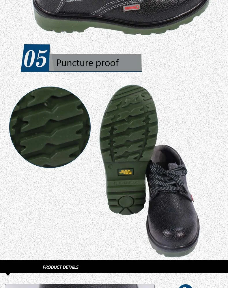 Men's Steel Toe Cap Work Boots Men's Steel Head Puncture Safety Shoes Non-slip Anti-smashing Casual Protective Shoes 35-46