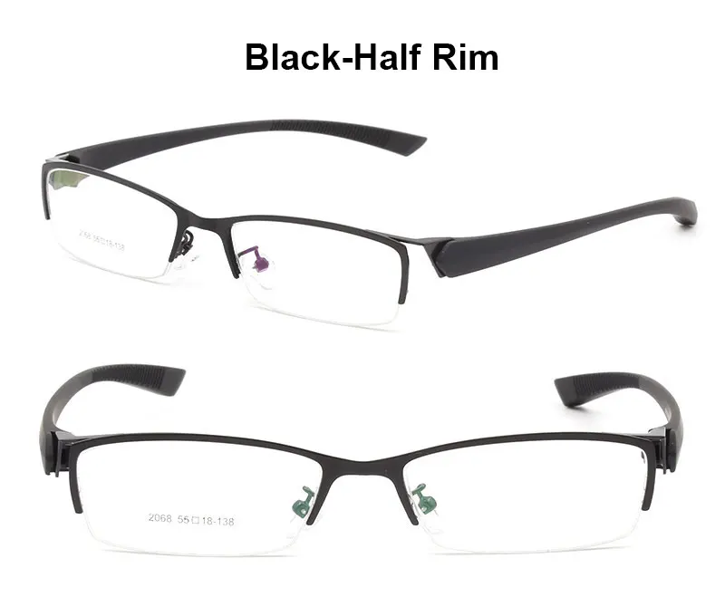 1976 мужские очки с полной оправой и полуоправой для мужчин, очки из оптического сплава, очки с оправой по рецепту
