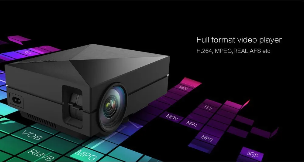AAO GM60 мини-проектор светодиодный проектор видео проектор игры ТВ проектор 1080P 1920x1080 Корейский Русский Португальский Испанский