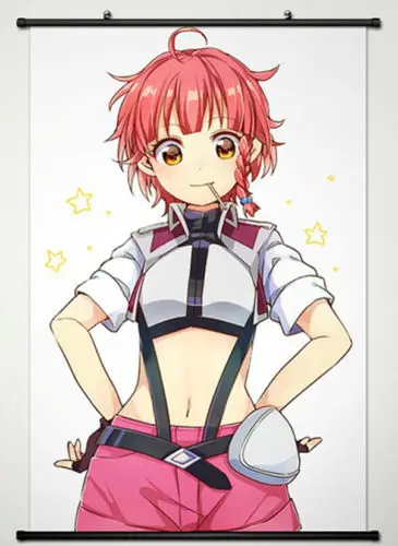 

Wall Scroll Poster Fabric Painting For Anime Cross Ange Vivian 021