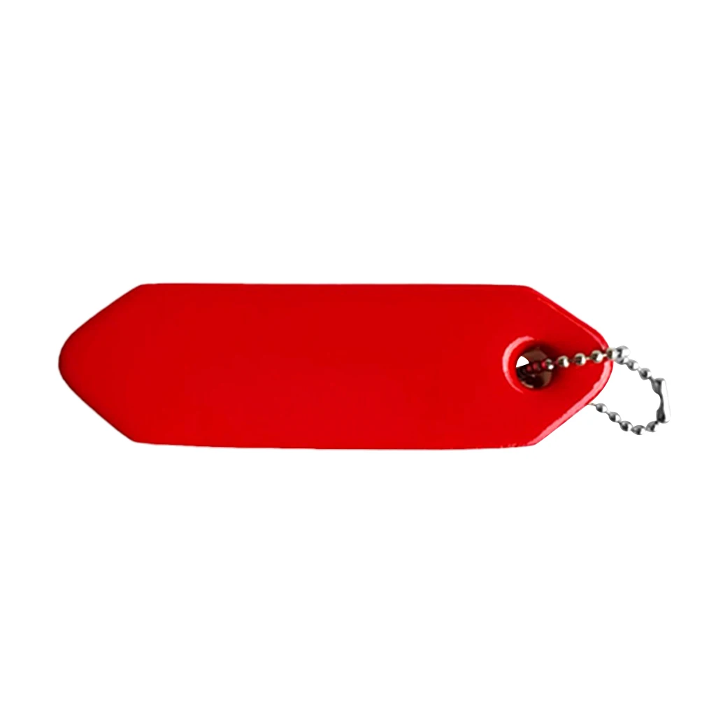Anti-Lost Floating Foam Keychain Buoyant Key Ring Water Sports Boating Kayaking Fishing Boat Sailing Buoy Key Float (Red)