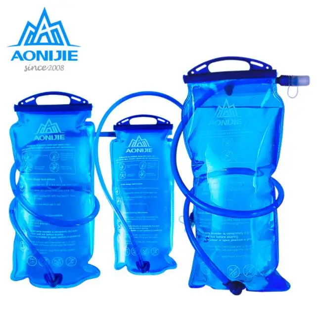 

AONIJIE 1L/1.5L/2L/3L PEVA Water Bag Outdoor Cycling Running Foldable Sport Hydration Bladder For Camping Hiking Climbing