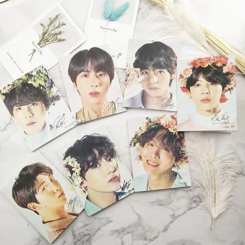 

K-pop Love Yourself Answer Notebook Album Poster Cover Notebook JIN V JIMIN SUGA Star Diary Workbooks Notebook