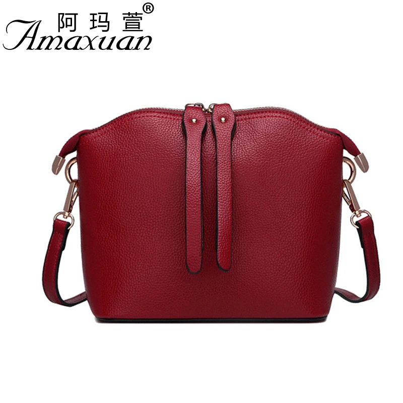 2017 leather Women&#39;s over the shoulder bags shoulder Messenger bag portfolio luxury handbags ...