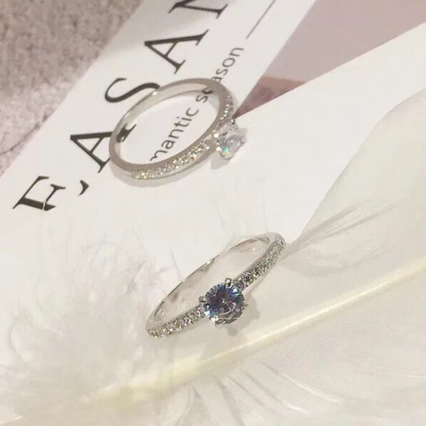 

Designer Fashion 925 Sterling Silver Jewelry 3A Cubic Zirconia Party Ring