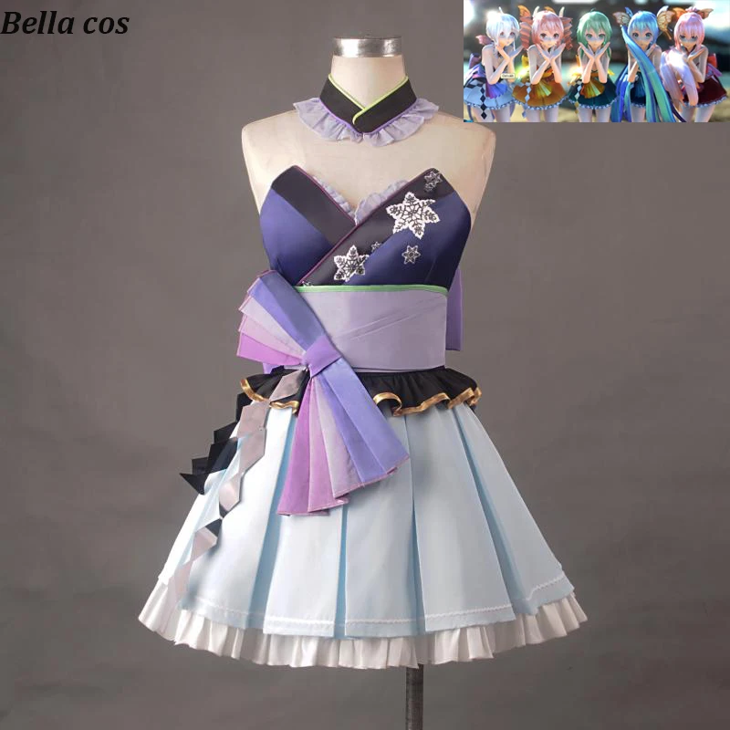 VOCALOID Yowane Haku mercy cosplay costume Halloween dress uniform