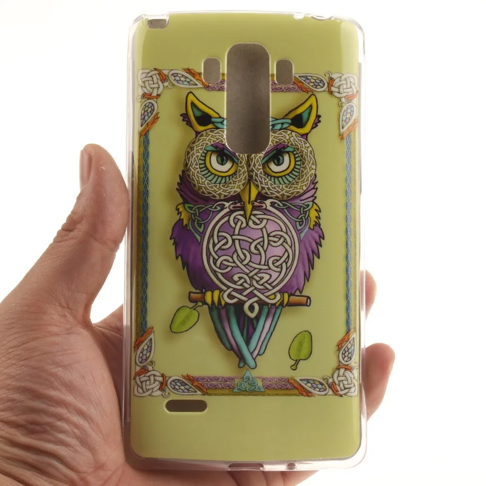 Для LG G4 СТИЛУС/G4 ПРИМЕЧАНИЕ/G Stylo LS770 Чехол Сова тигр лев Картина леди Ультра тонкий
