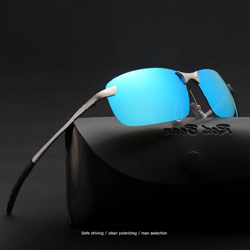 

width-149 alloy Polarized rimless men's Retro brand Sunglasses Driver Anti-Reflective UV400 Sun glasses female eyewear glasses