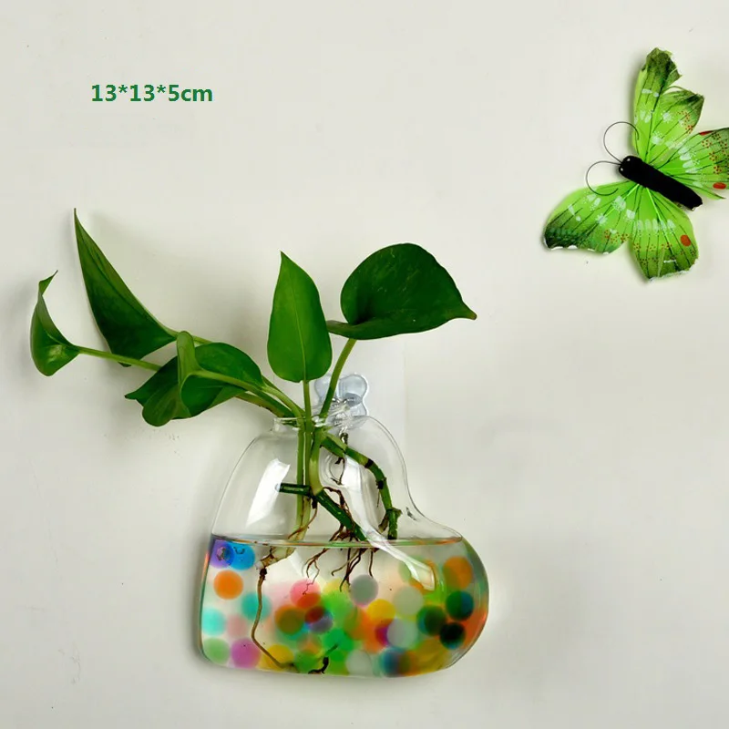 Креативная модная настенная подвесная ваза для цветов Прозрачный аквариум аквариумный контейнер стеклянная бутылка для сада домашний Декор Аксессуары